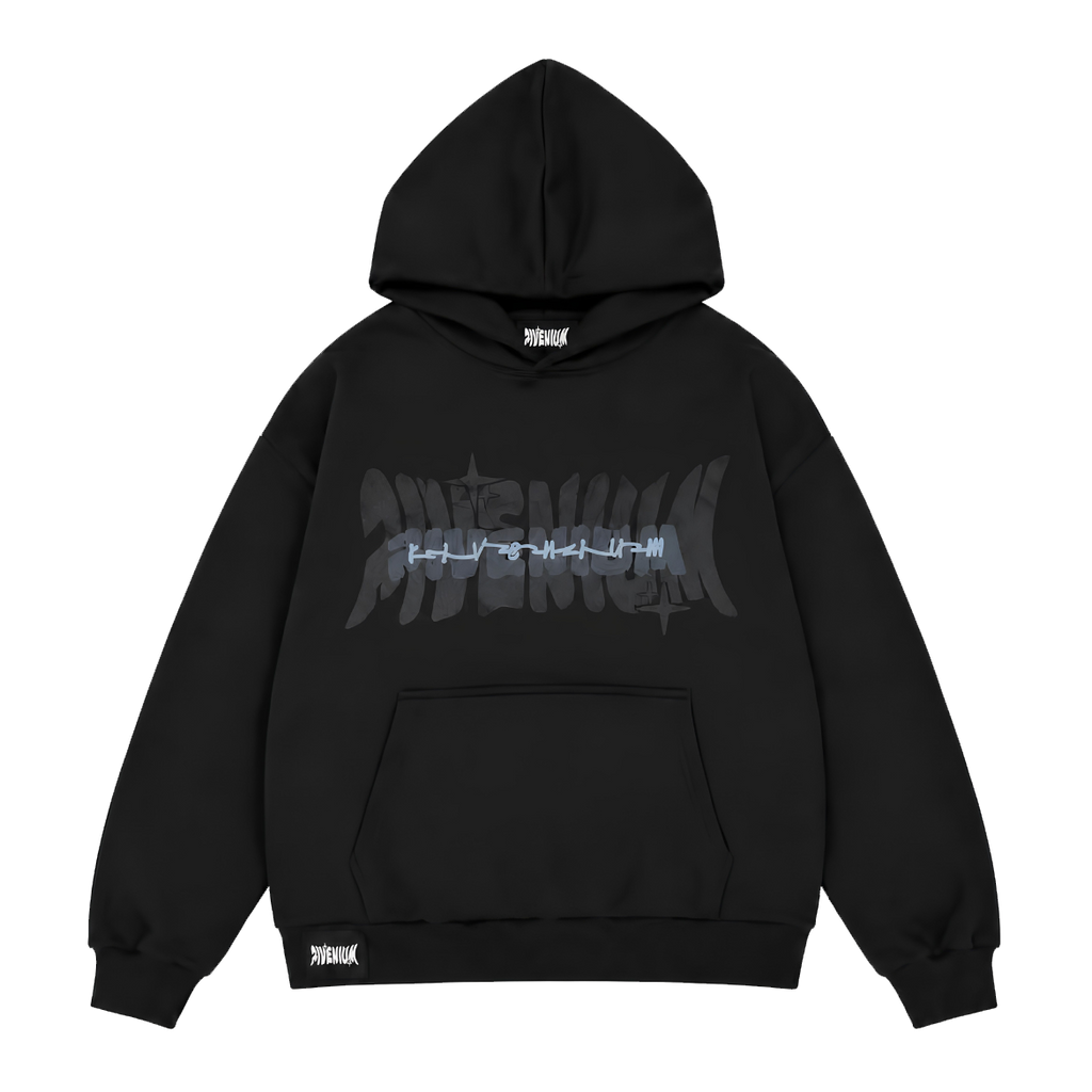 BLACK RIVENIUM HOODIE [PRE-ORDER]