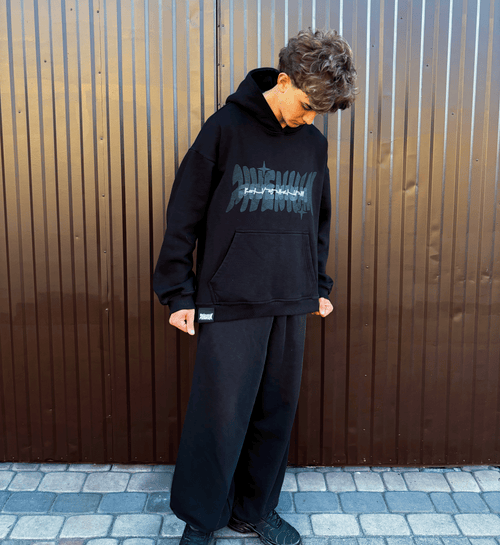 BLACK RIVENIUM HOODIE [PRE-ORDER]