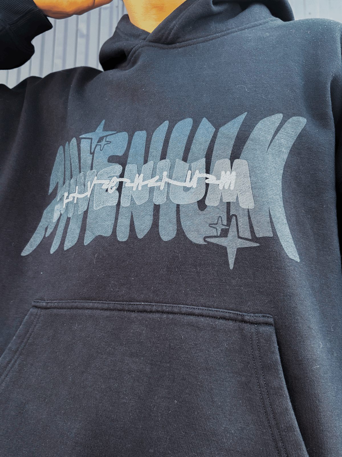 BLACK RIVENIUM HOODIE [PRE-ORDER]