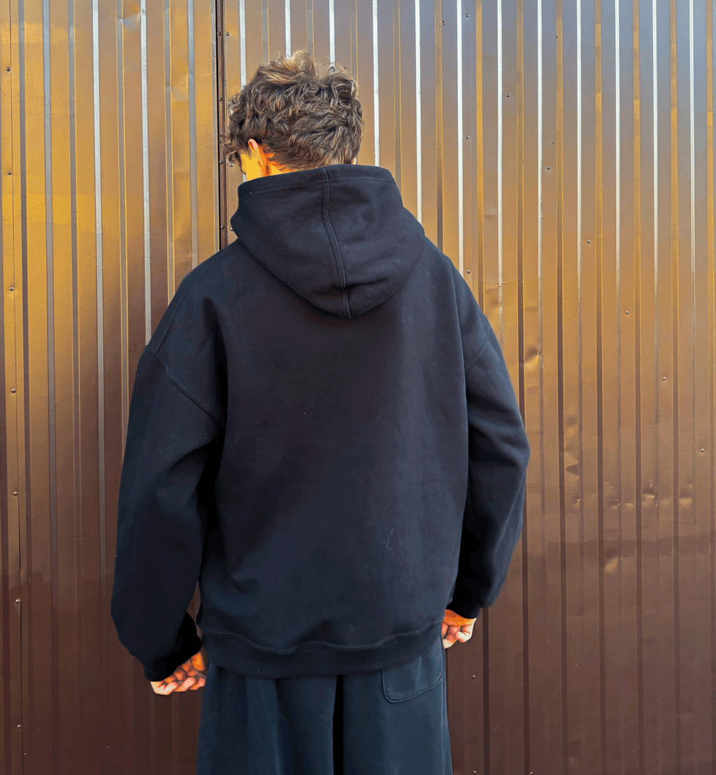 BLACK RIVENIUM HOODIE [PRE-ORDER]